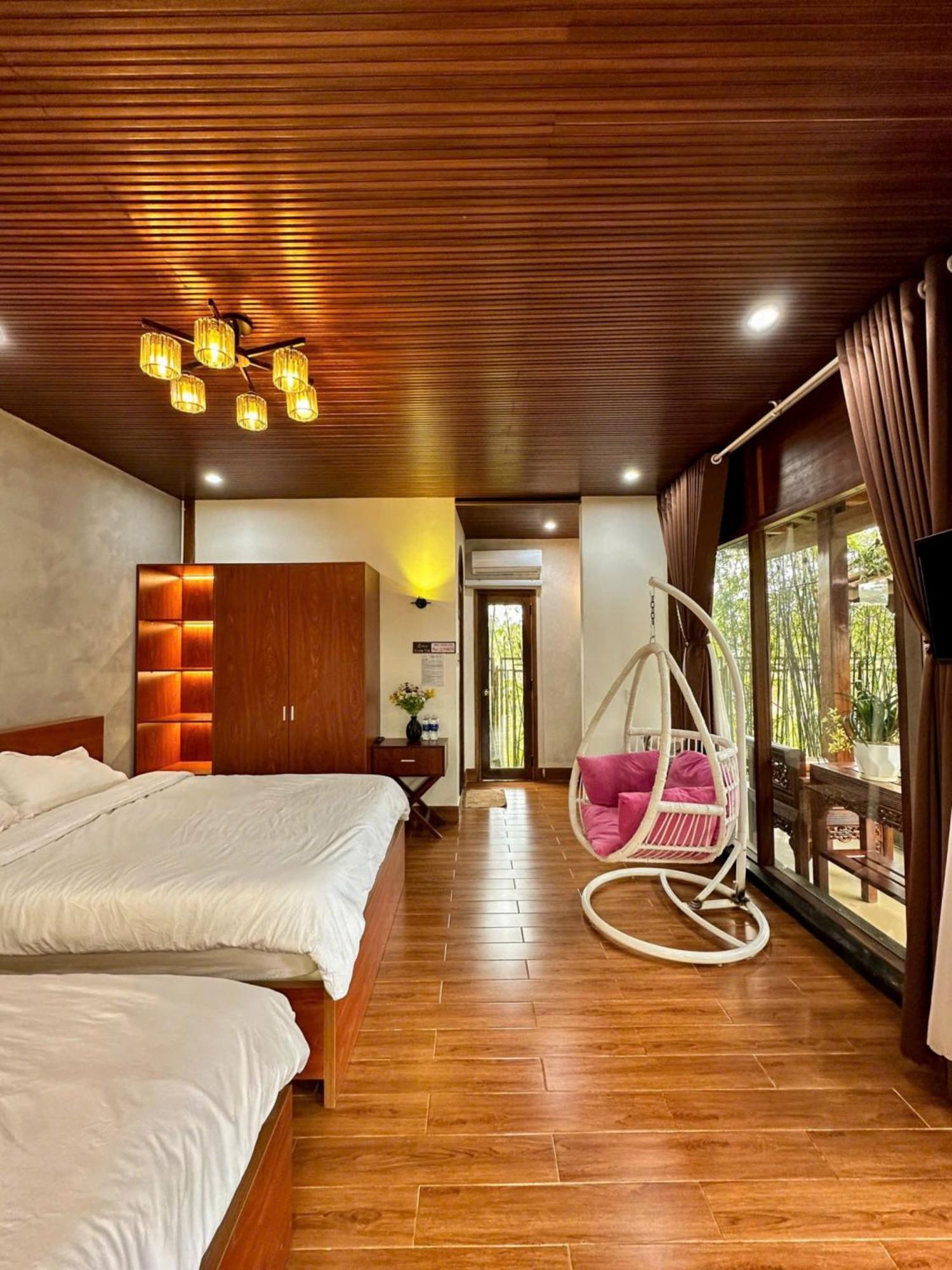Vuon Tra Homestay Mang Den Kon Von Kla ภายนอก รูปภาพ