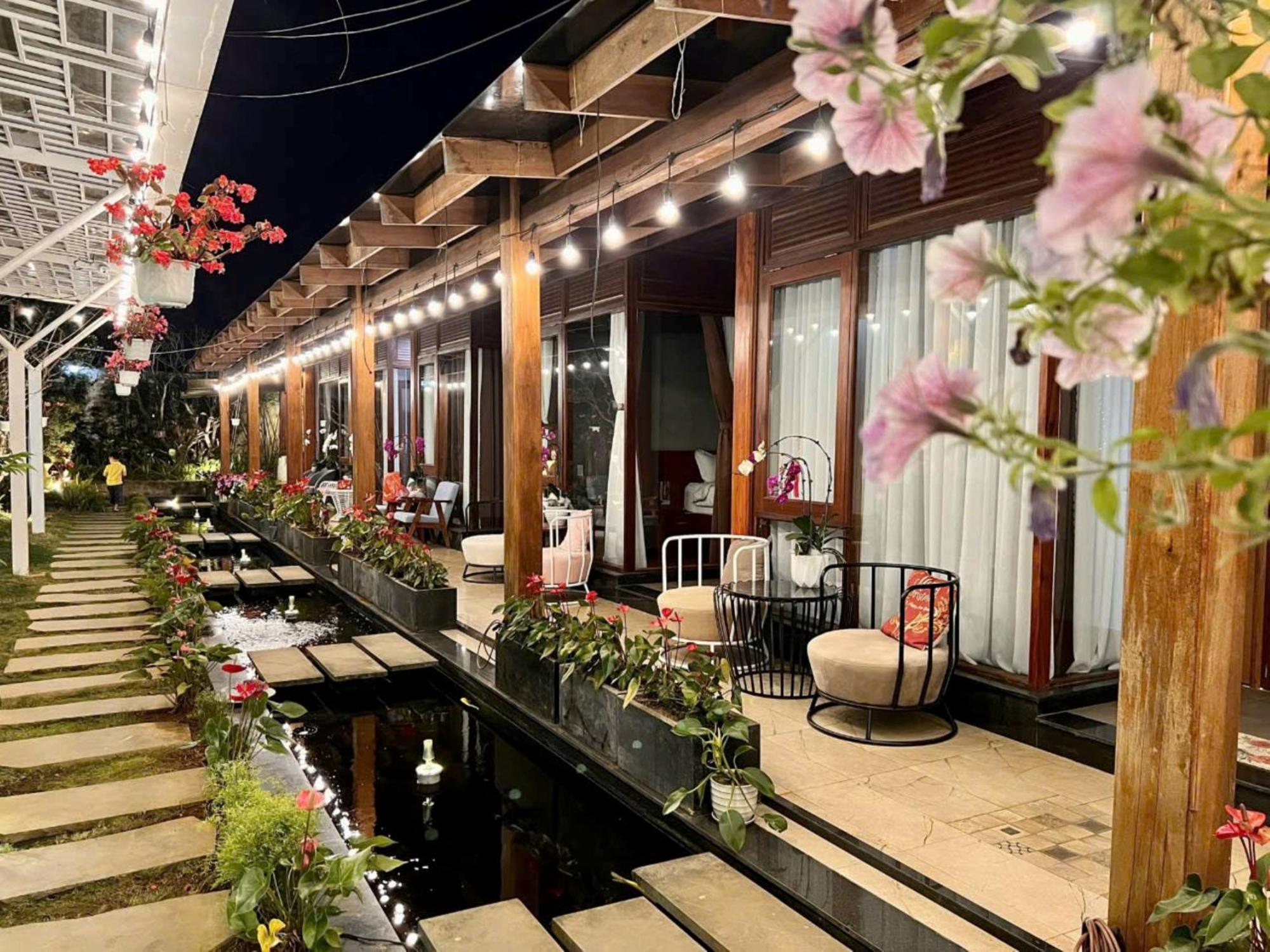 Vuon Tra Homestay Mang Den Kon Von Kla ภายนอก รูปภาพ